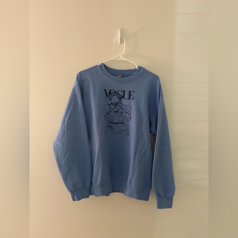 Harry Styles Vogue Crewneck Sweatshirt, Medium